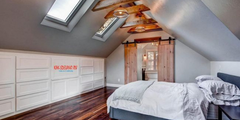 Návrh interiéru podkroví